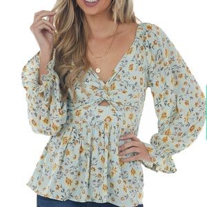 Lime Lush Boutique blouse Medium